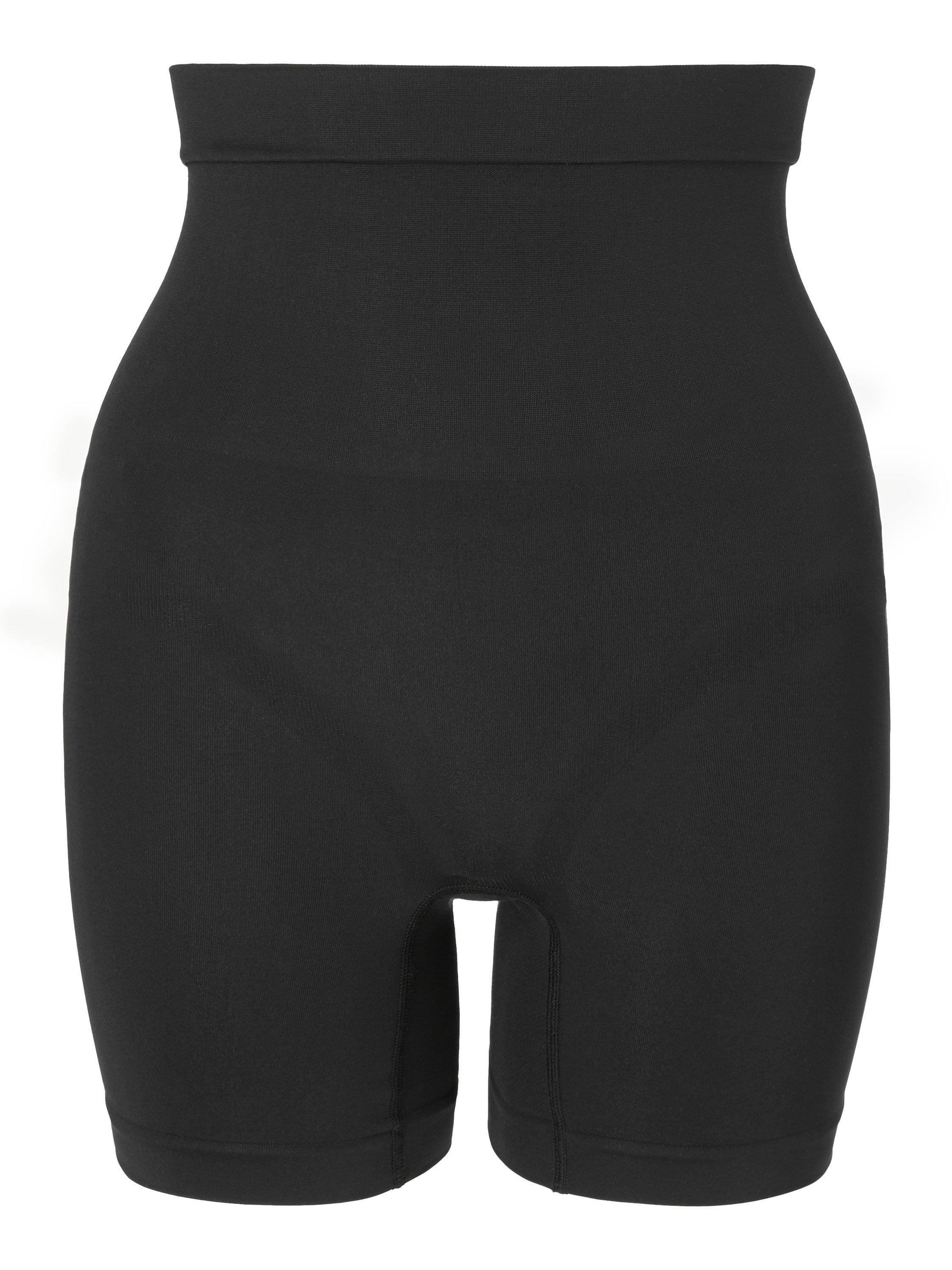 Product image 3 of 5, which shows John Lewis Seamfree High Waist Shorts, Black, S