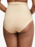 John Lewis Seamfree High Waist Briefs, Almond
