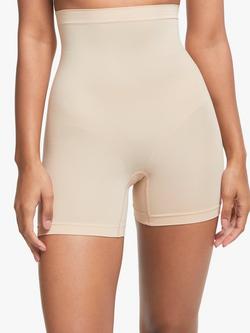 John Lewis Seamfree High Waist Shorts, Almond