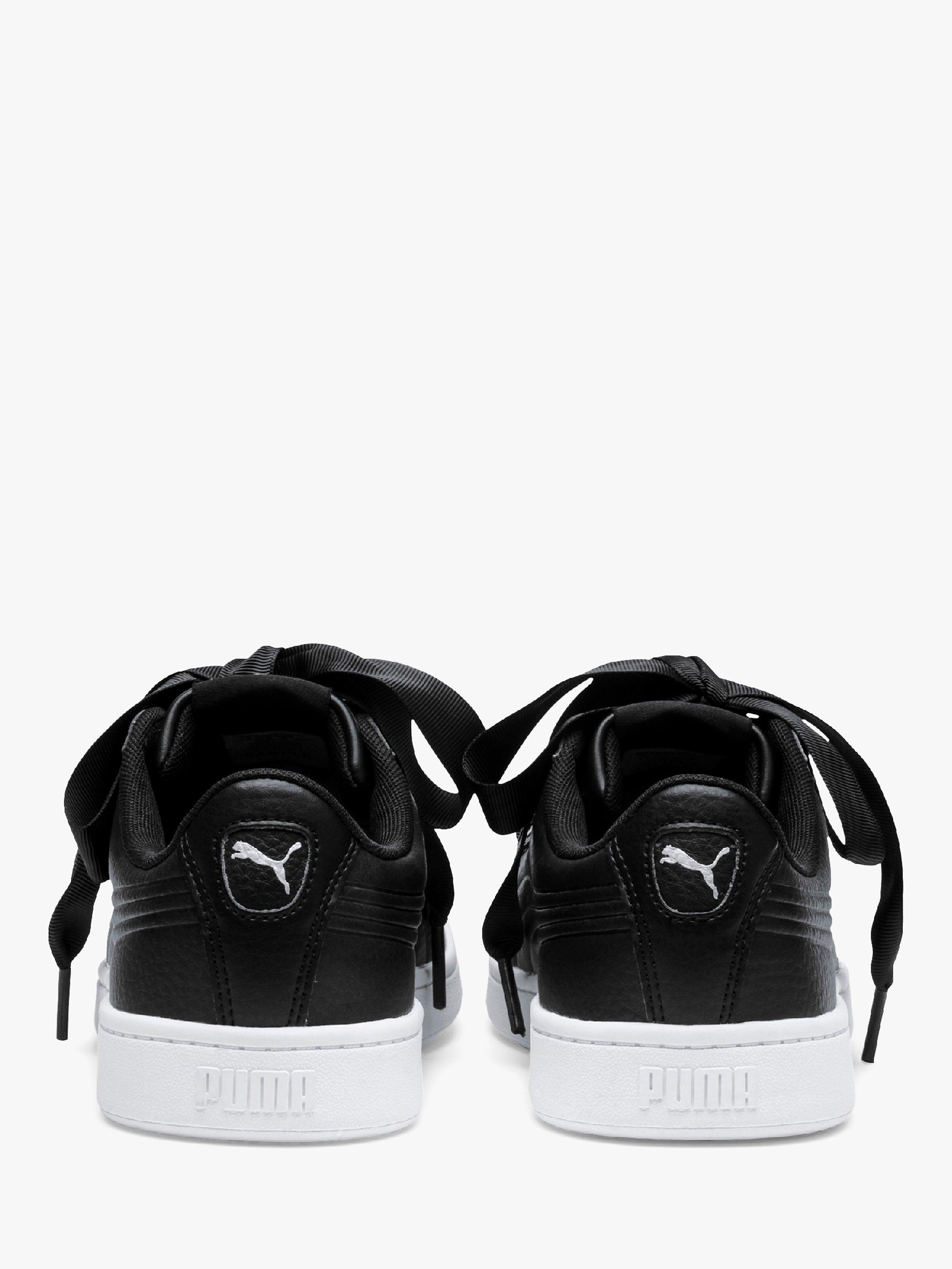 Puma ribbon trainers black online