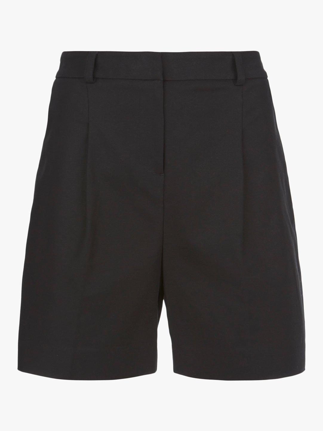 Mint Velvet City Tailored Shorts, Black