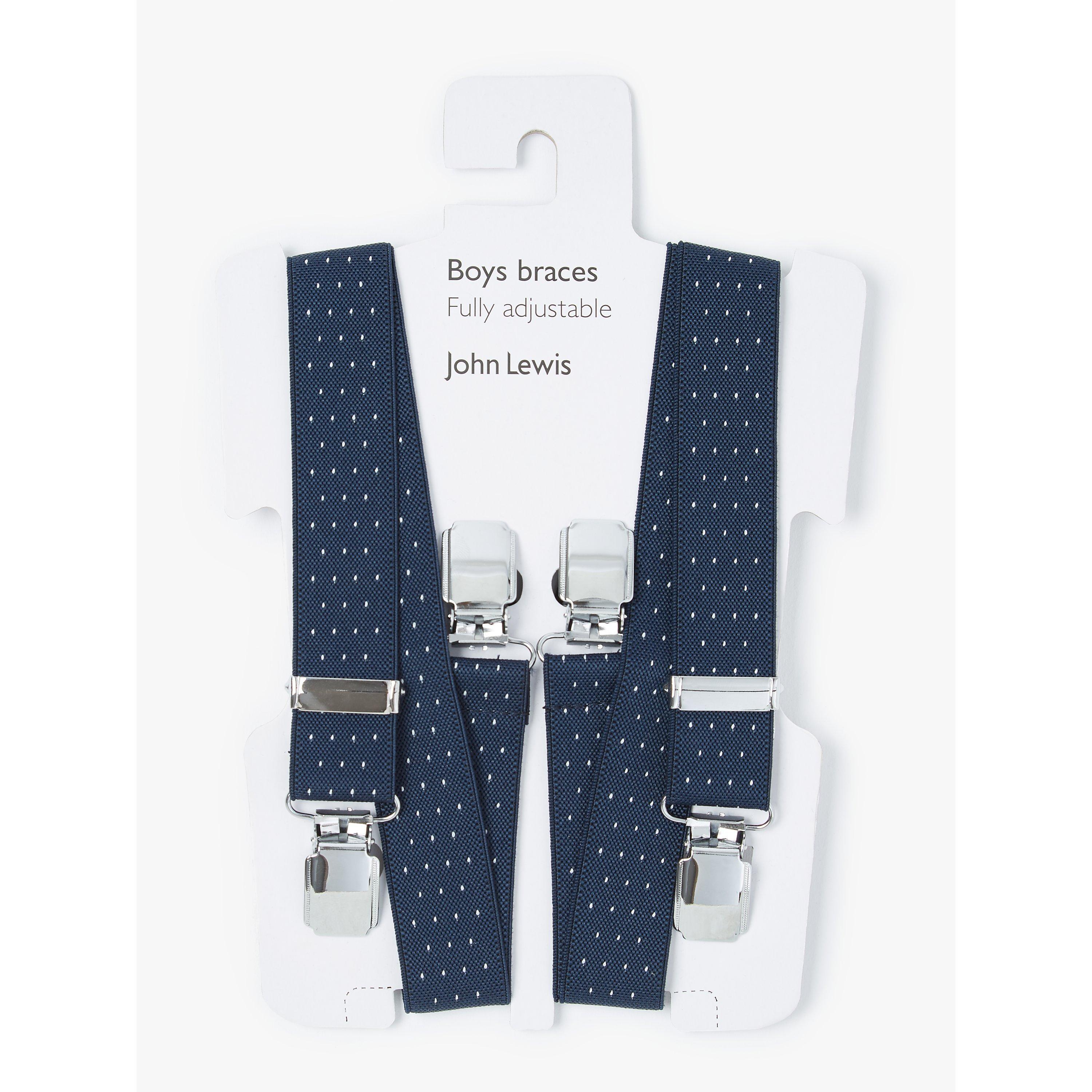 John Lewis Pin Dot Kids' Braces, Multi