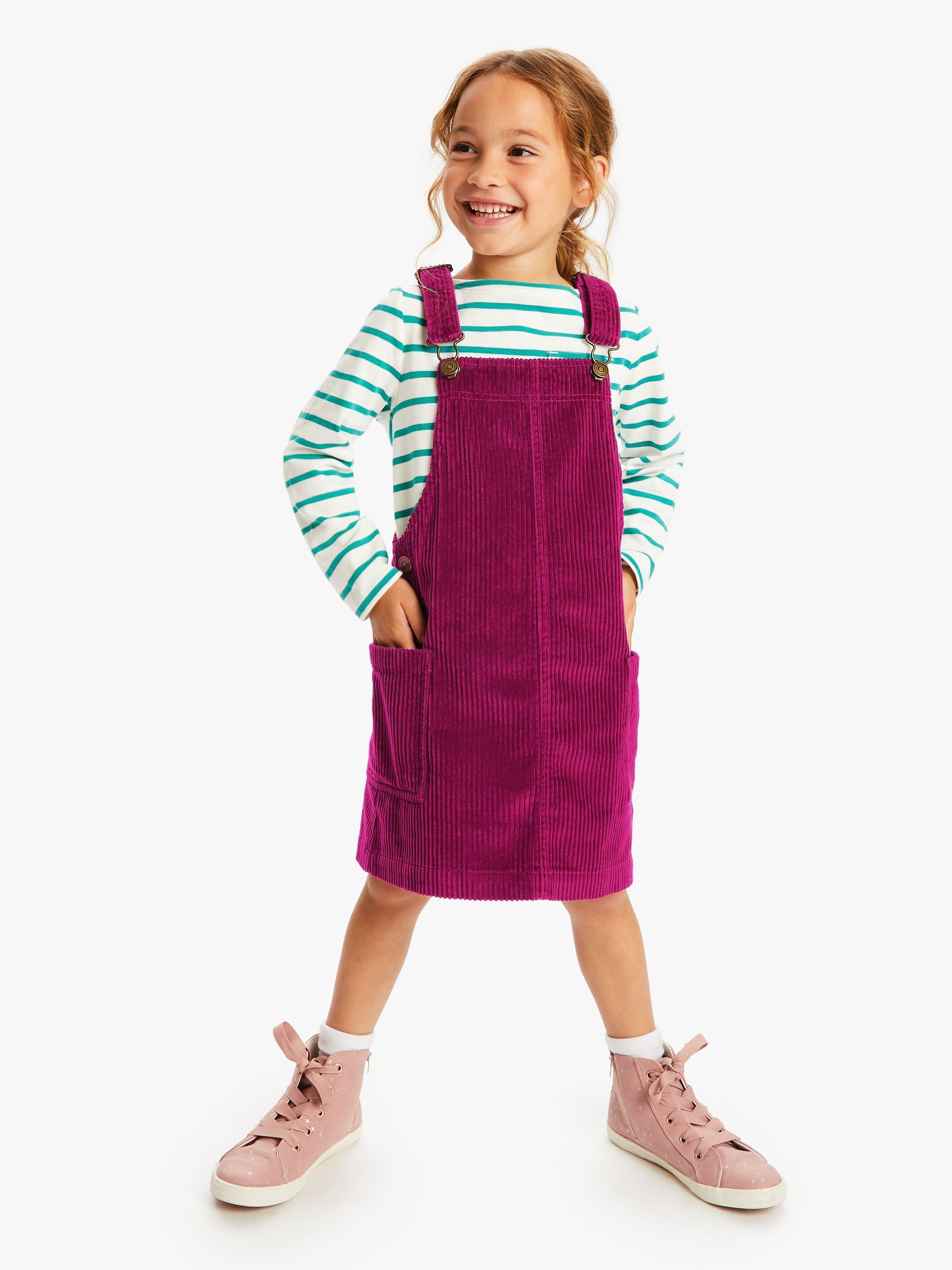 John Lewis & Partners Girls' Corduroy Pinafore Dress