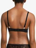 AND/OR Wren Lace Underwired Plunge Bra, B-F Cup Sizes, Black