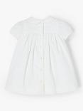 John Lewis Heirloom Collection Baby Cord Dress, White