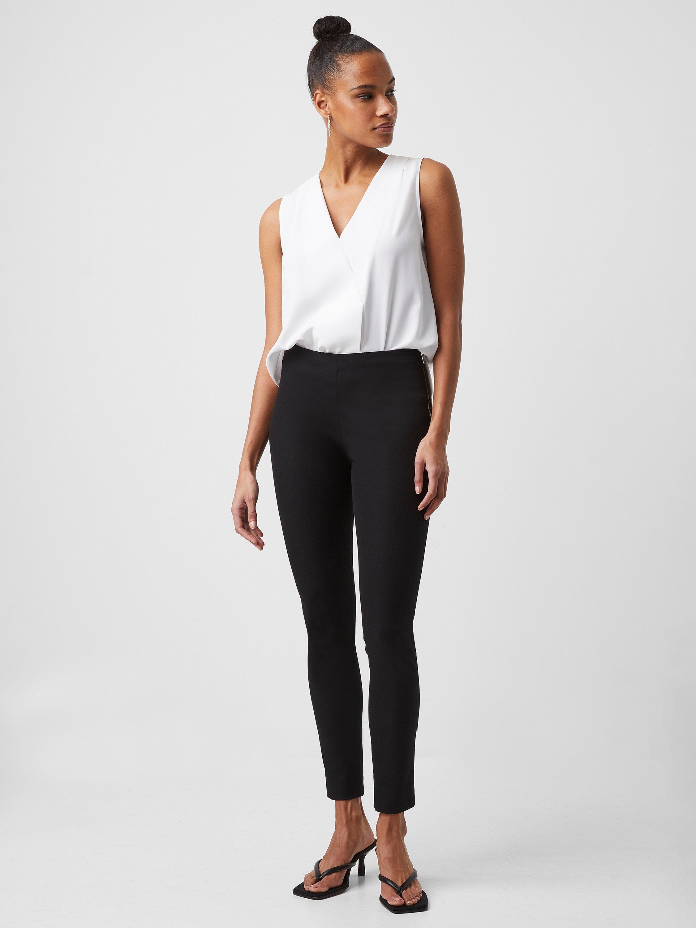 Product image 1 of 4, which shows French Connection Street Skinny Trousers, Black, 6