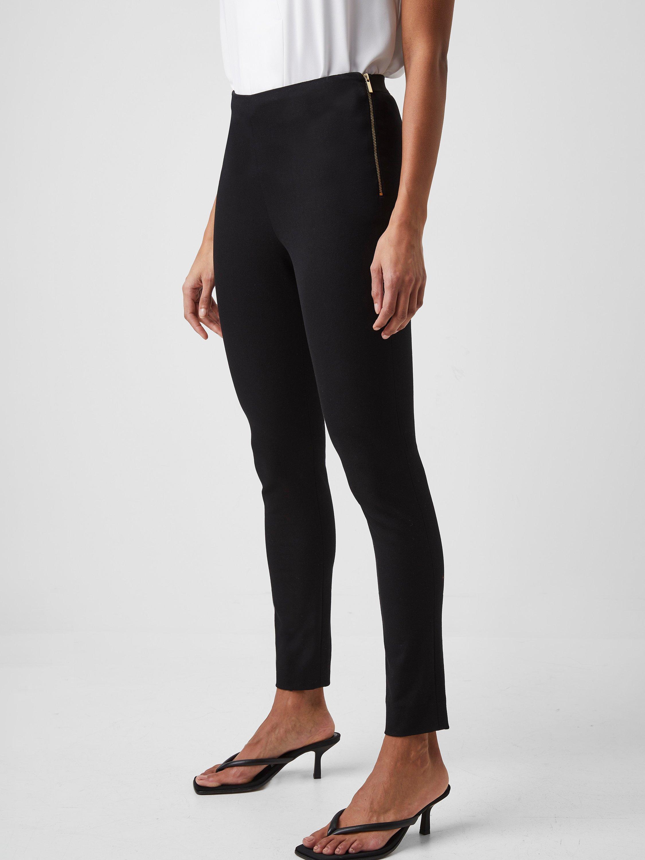 Product image 2 of 4, which shows French Connection Street Skinny Trousers, Black, 6