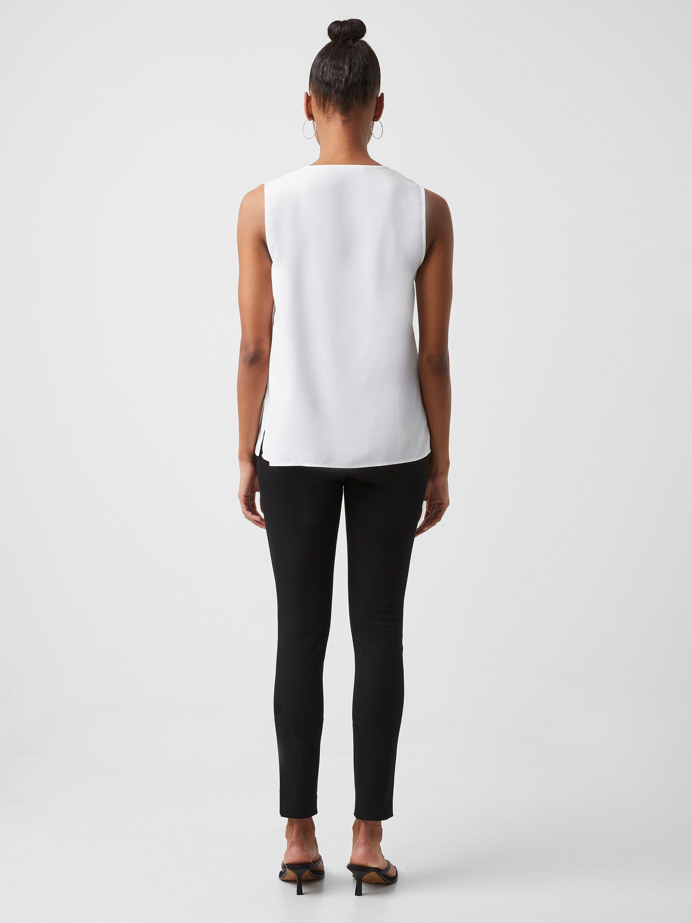 Product image 3 of 4, which shows French Connection Street Skinny Trousers, Black, 6