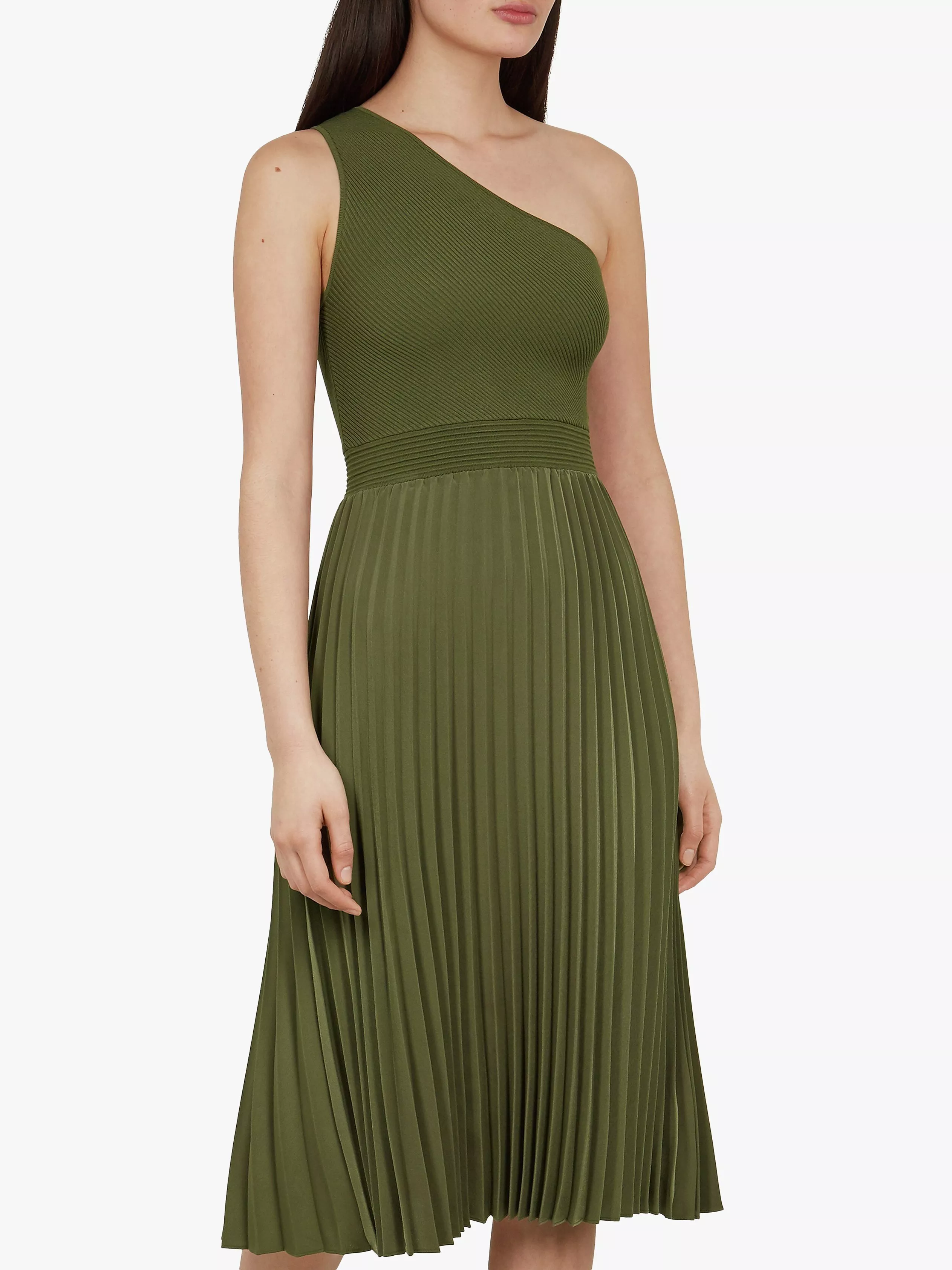Ted baker miriom pleated midi dress store