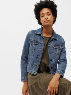 Levi's Original Trucker Denim Jacket, Soft As Butter Dark, Soft As Butter Dark