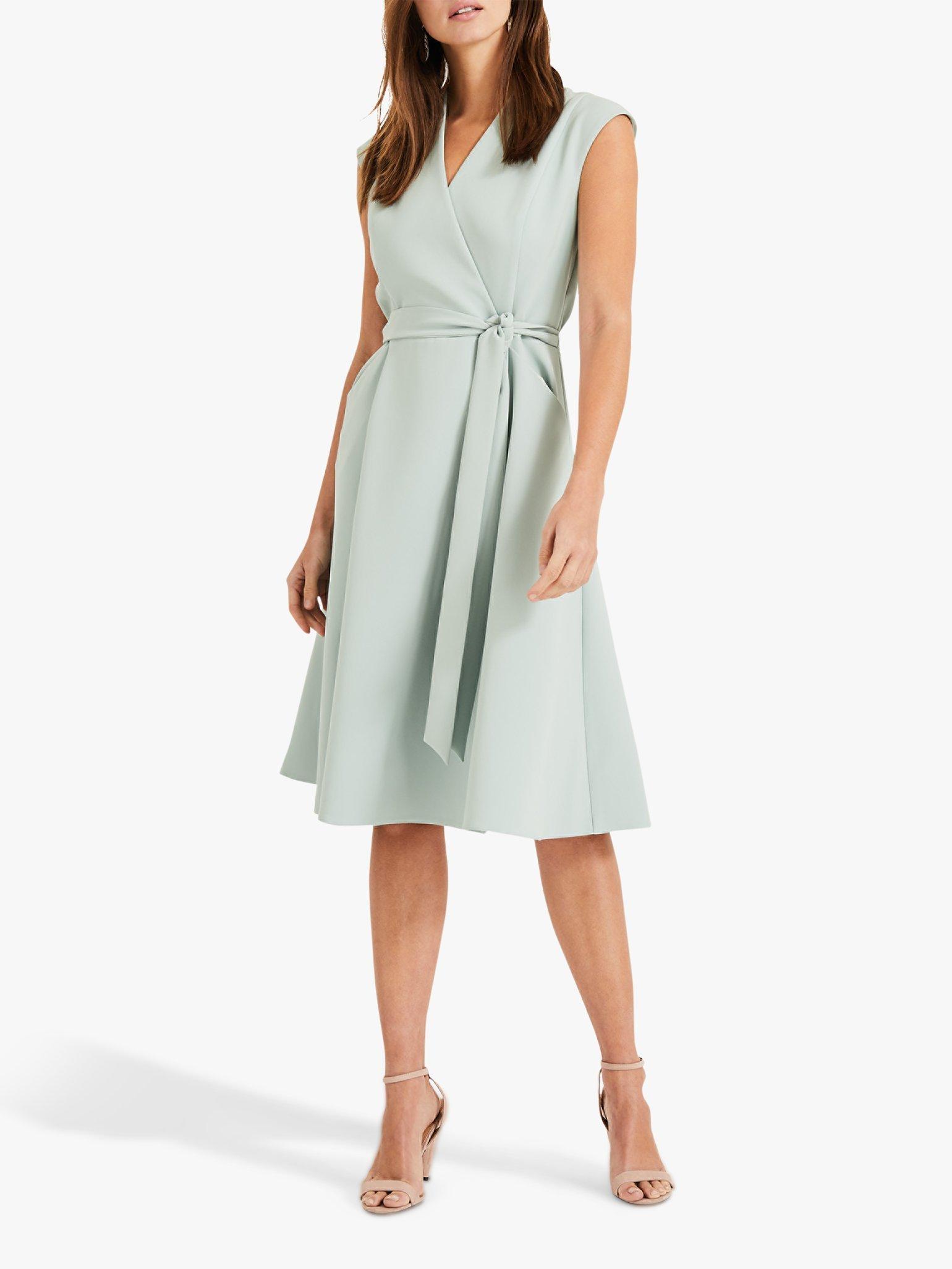 Phase Eight Joyce Belted Fit and Flare Dress, Peppermint
