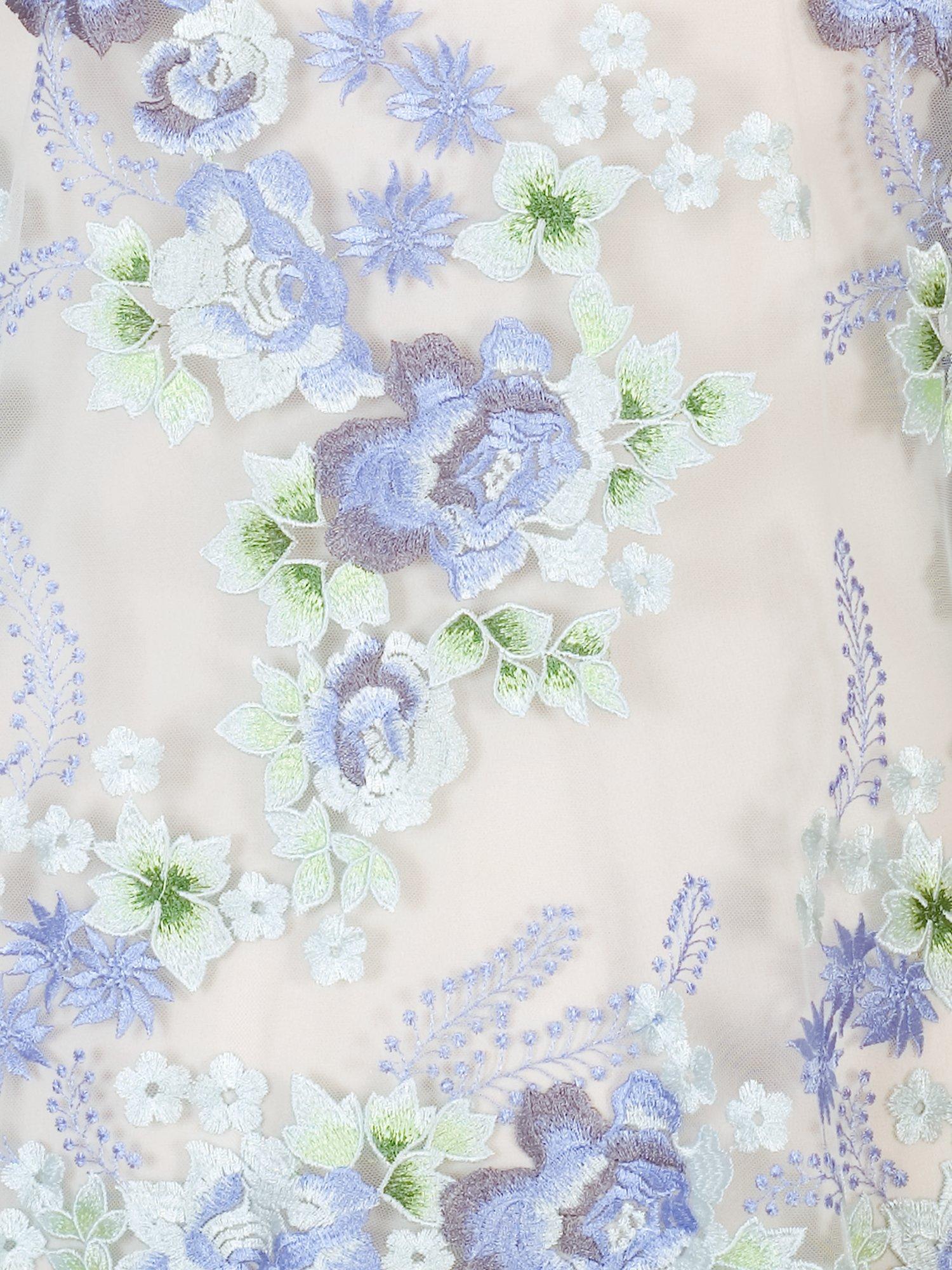 Product image 5 of 5, which shows chesca Bluebell Floral Jacket, Bluebell, 16