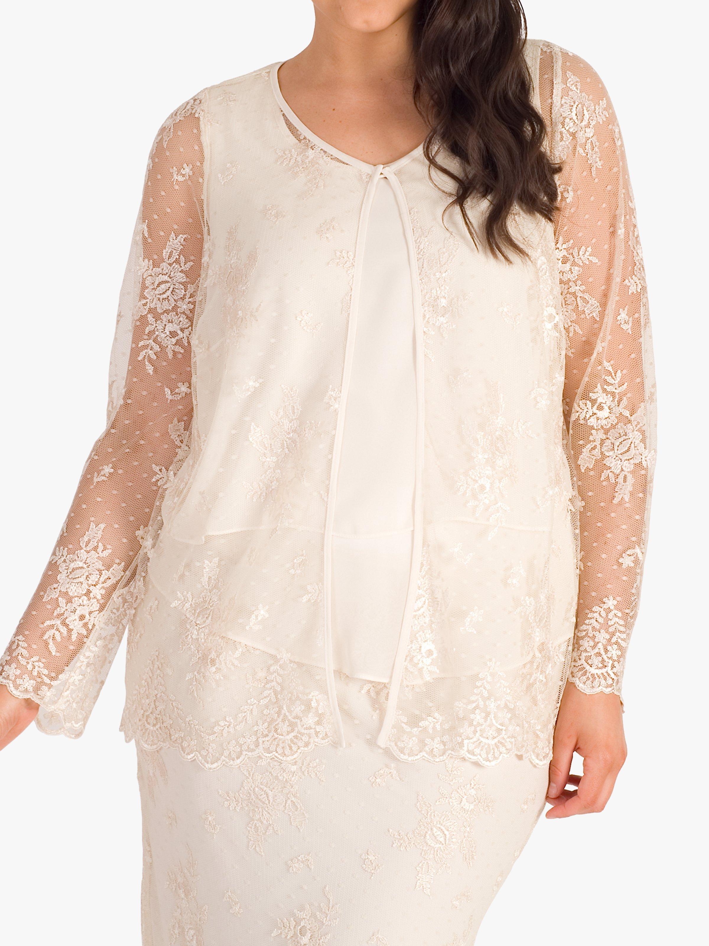Embroidered mesh jacket hotsell