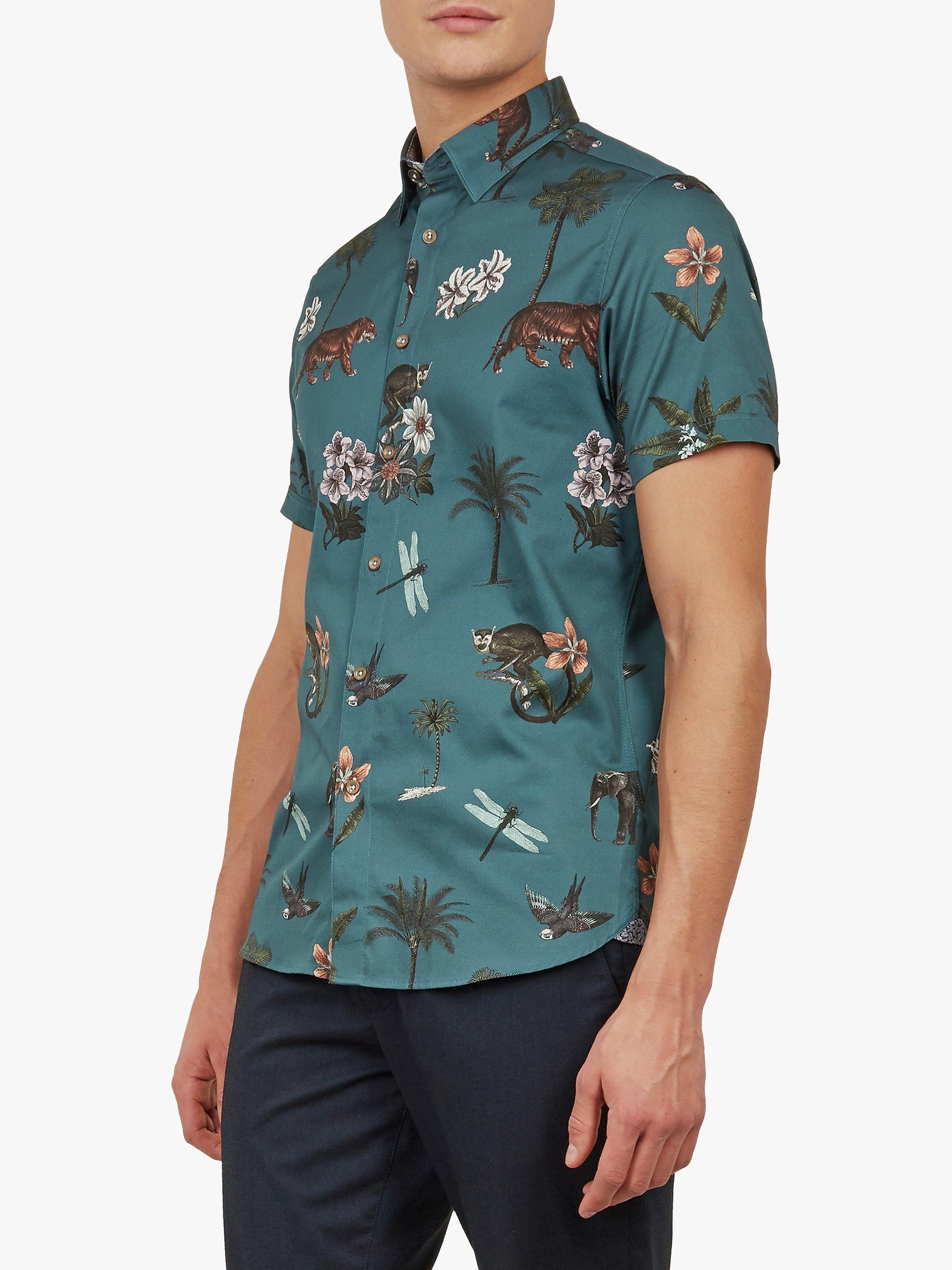Ted Baker Group Jungle Print Shirt