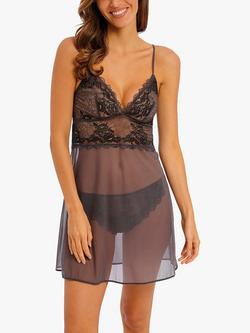 Wacoal Lace Perfection Chemise, Charcoal