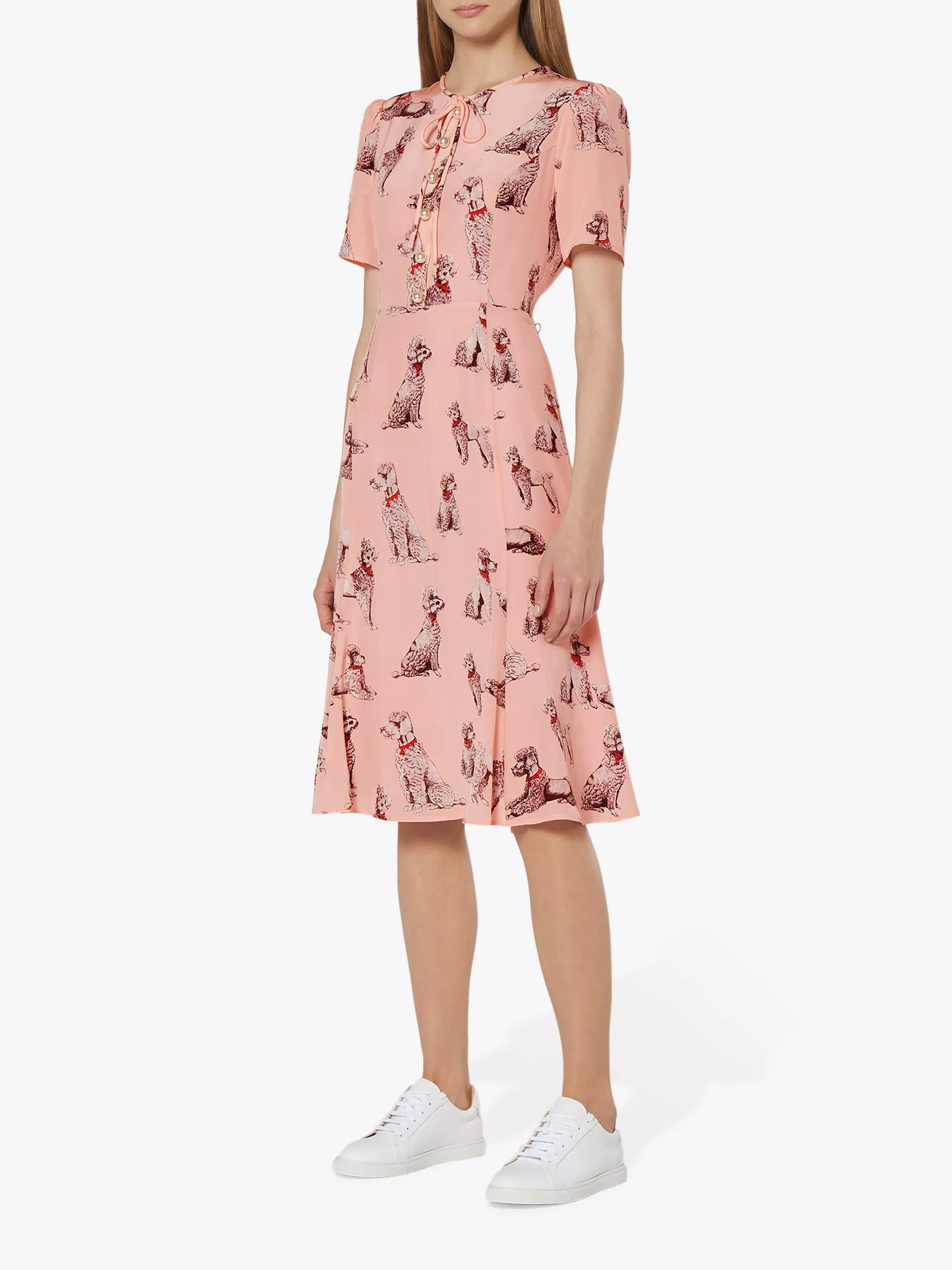 lk bennett silk dress Lk bennett print silk