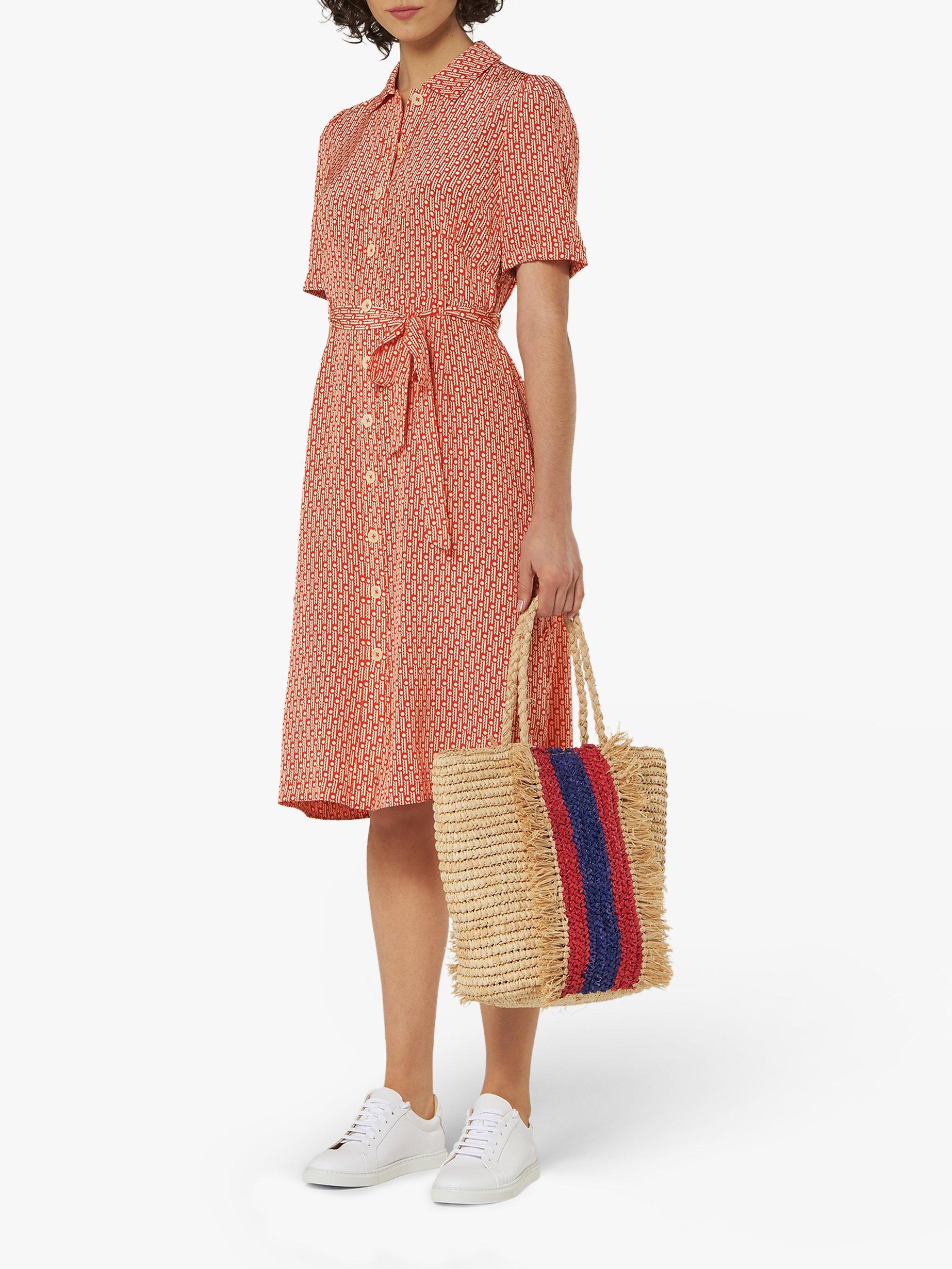 lk bennett red silk dress Rosamund Silk Dress by L.K. Bennett