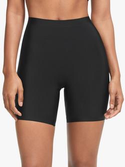 John Lewis Tessa Light Control Thigh Slimmer Shorts, Black