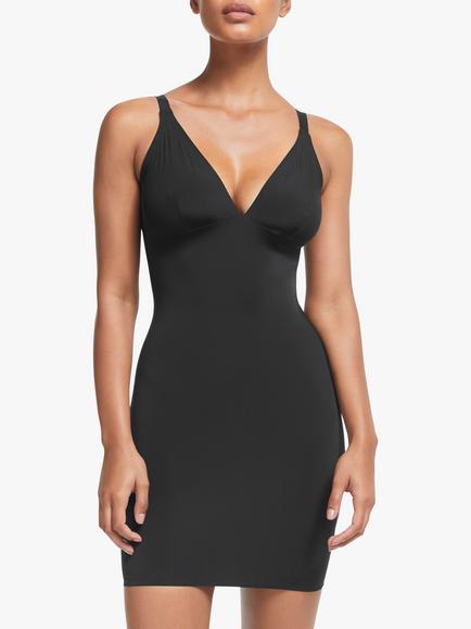 John Lewis Tessa Light Control Slip, Black