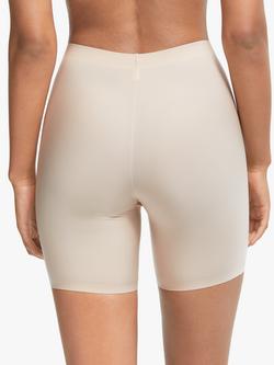 John Lewis Tessa Light Control Thigh Slimmer Shorts - view 2, Almond