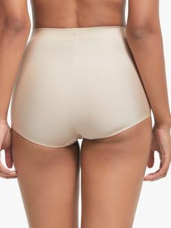 John Lewis Tessa Bonded High Waist Briefs - view 2, Almond