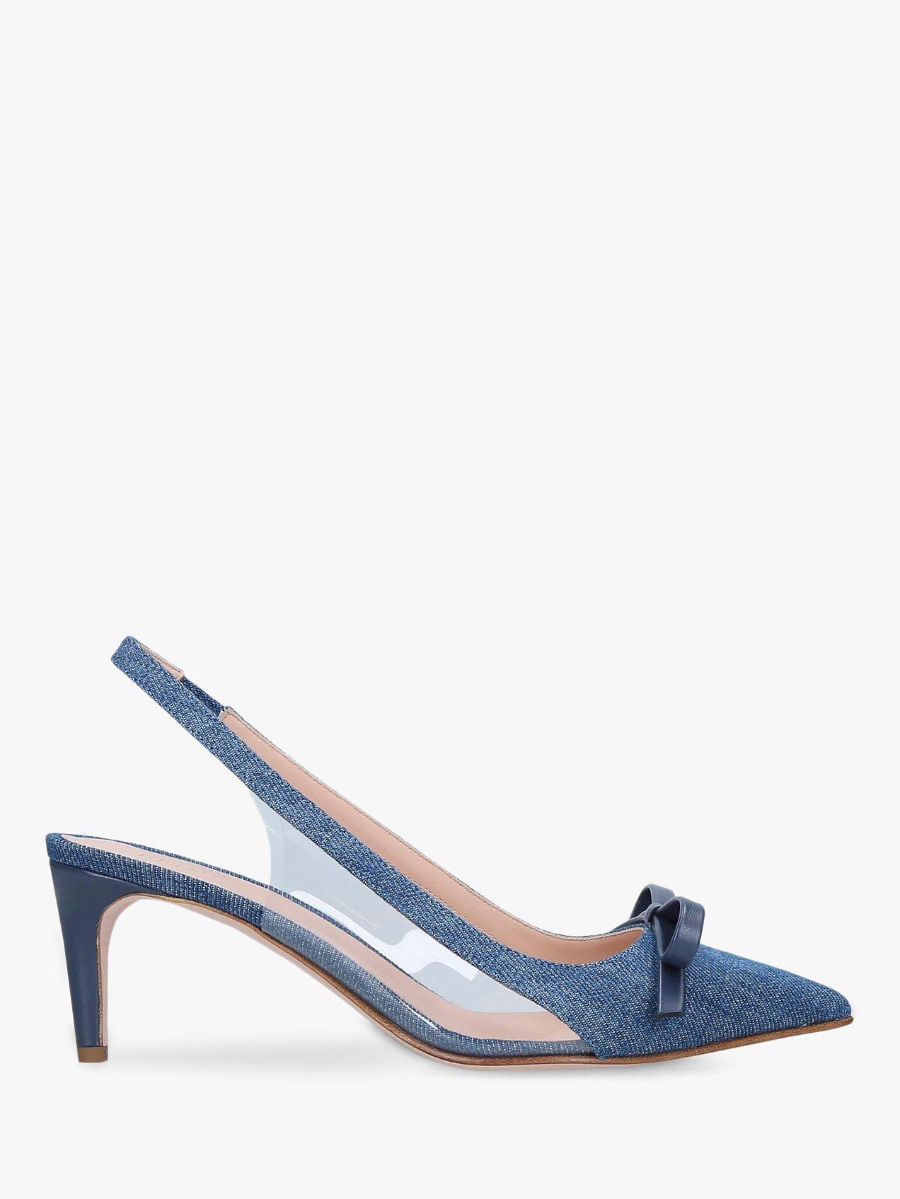 RED Valentino Kitten Heel Slingback Court Shoes