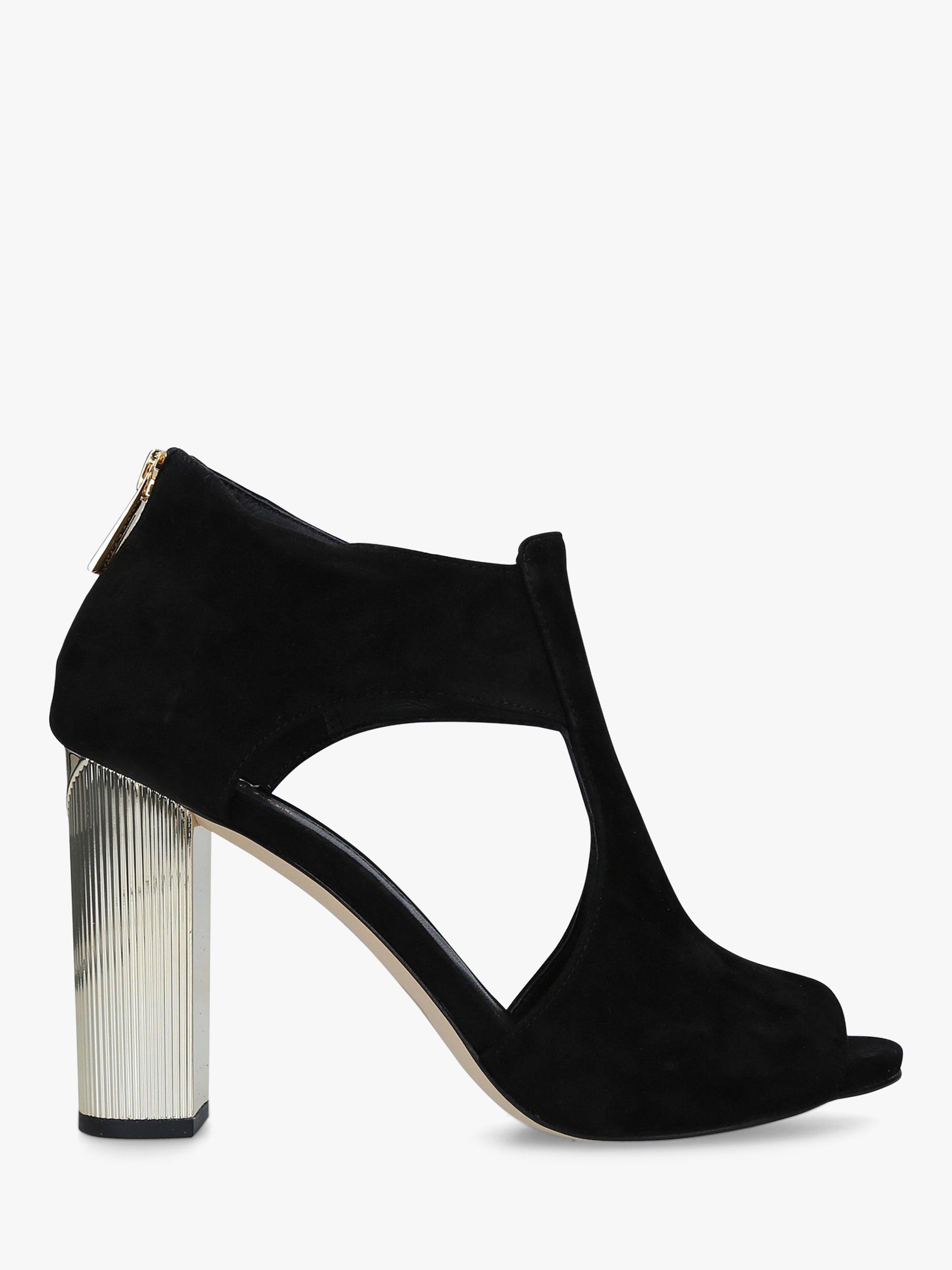 Michael kors black high heel boots online