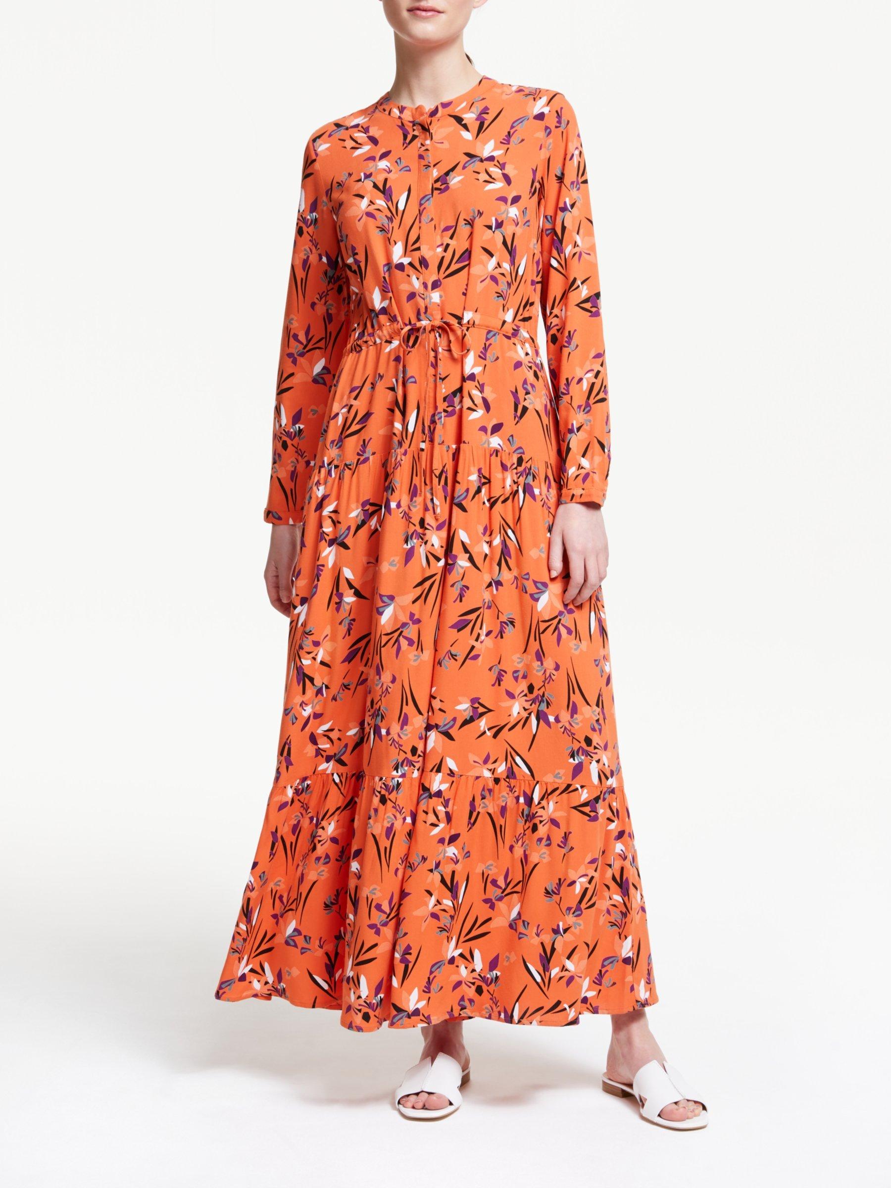 ARMEDANGELS Deniaa Floral Print Dress, Carrot