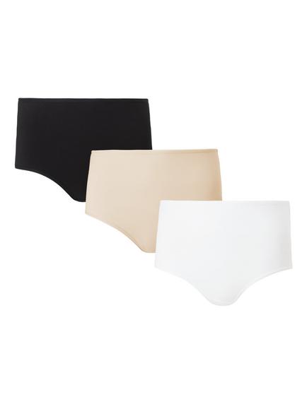John Lewis Cotton Blend Full Briefs, Pack of 5, Multi