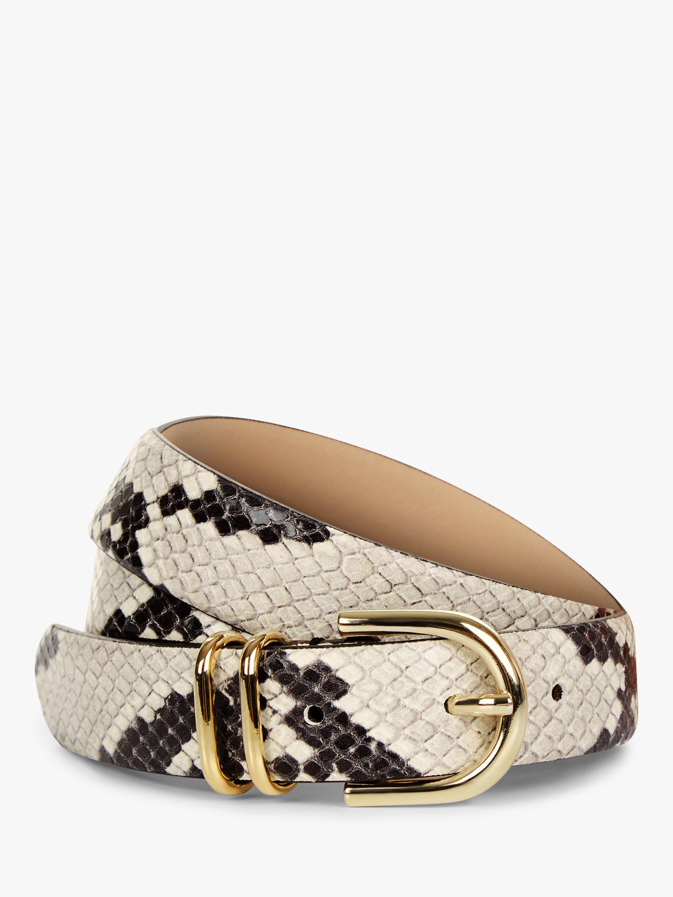 Hobbs Helena Leather Belt Snakeskin