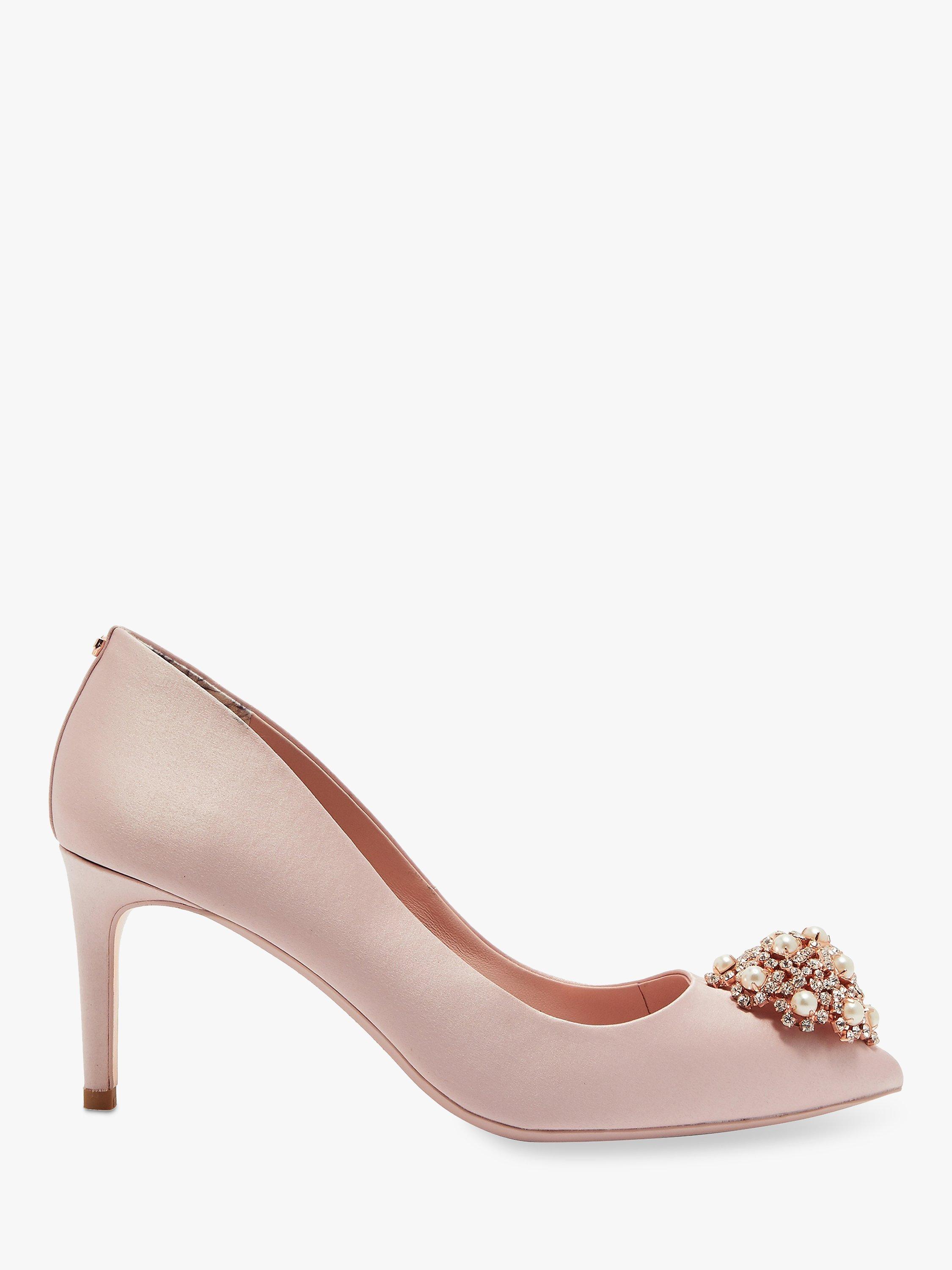 Ted Baker Dahrlin Brooch Detail Court Shoes Light Pink