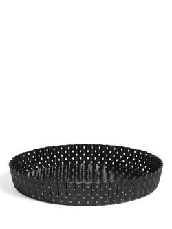 John Lewis Professional Non-Stick Flan Dish, Black