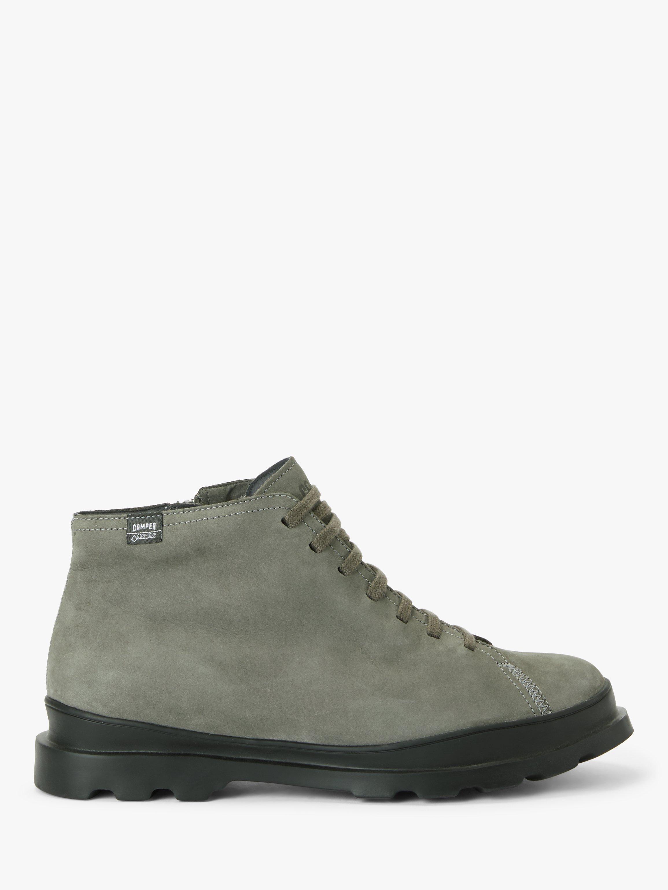Camper Brutus Waterproof Gore-Tex Leather Boots, Grey