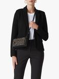 Whistles Slim Jersey Jacket, Black