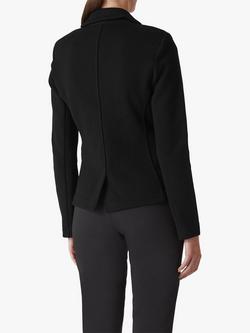 Whistles Slim Jersey Jacket - view 2, Black