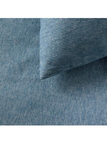 John Lewis Euan Pure Brushed Cotton Bedding - view 2, Loch Blue
