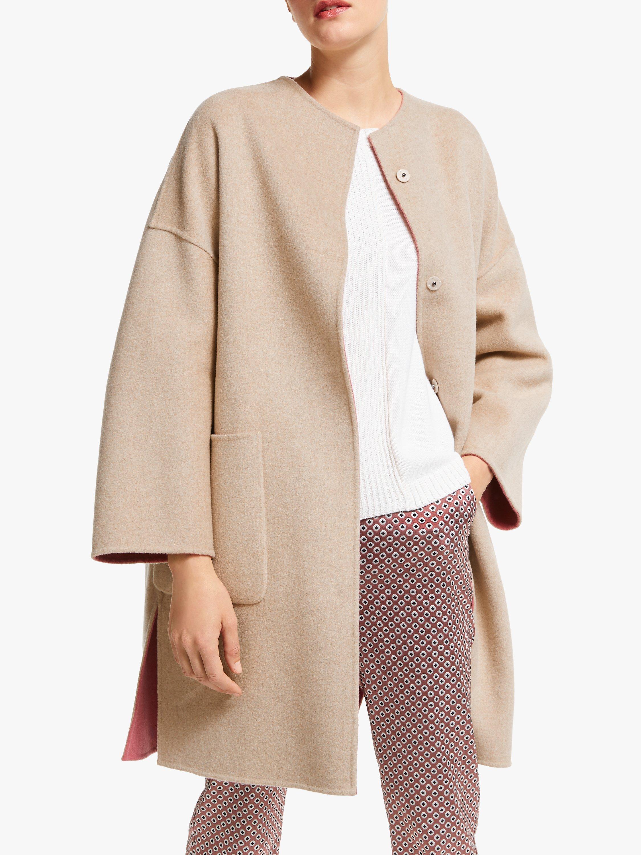 Weekend MaxMara Drava Reversible Wool Coat Antique Rose