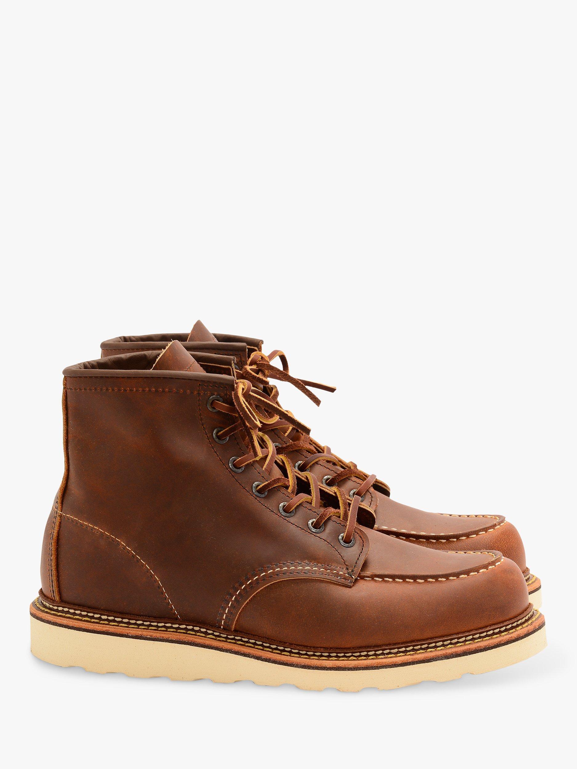 Red Wing 1907 Classic Moc Toe Boots Copper