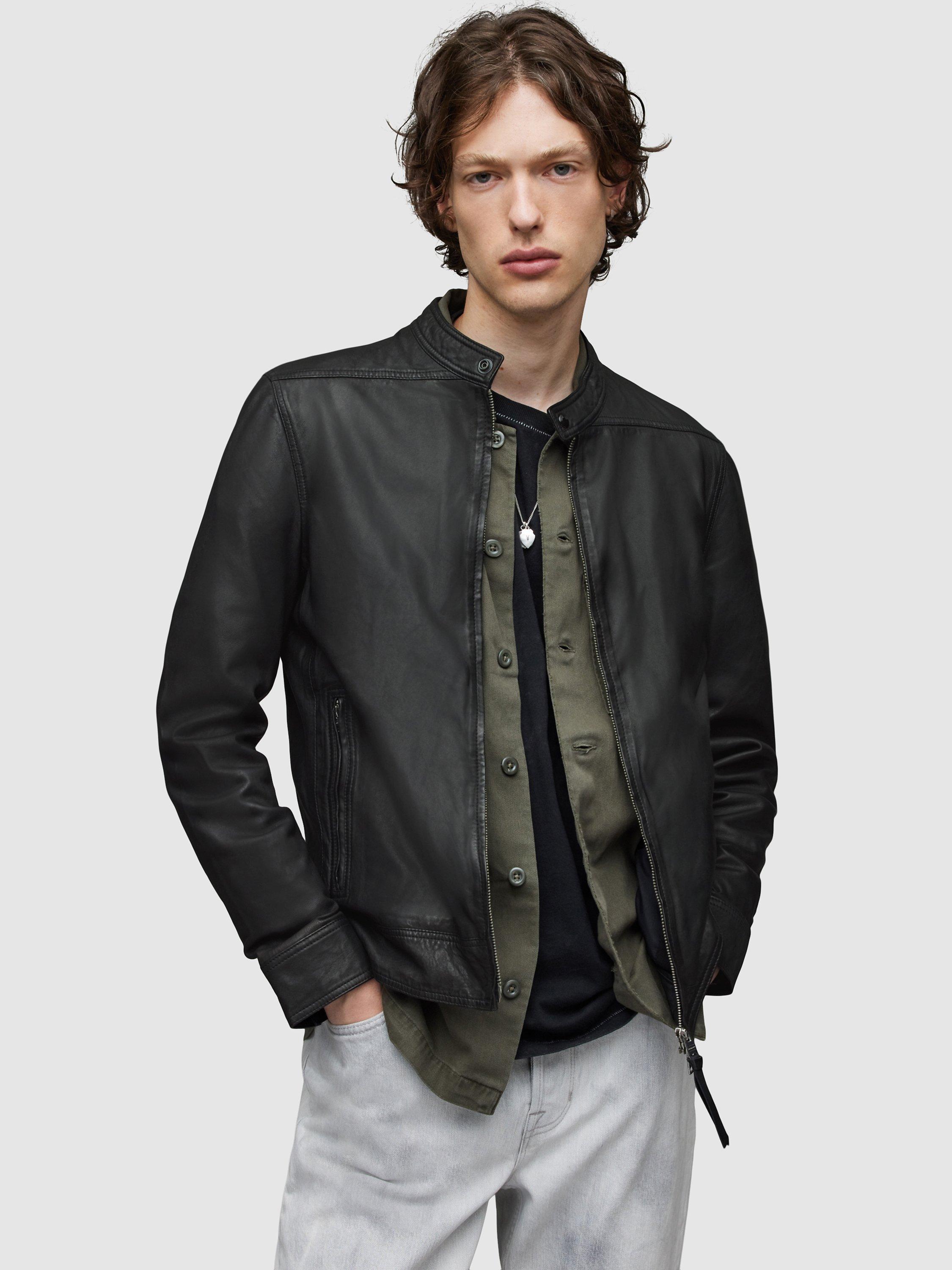 AllSaints Colt Suede Jacket, Black