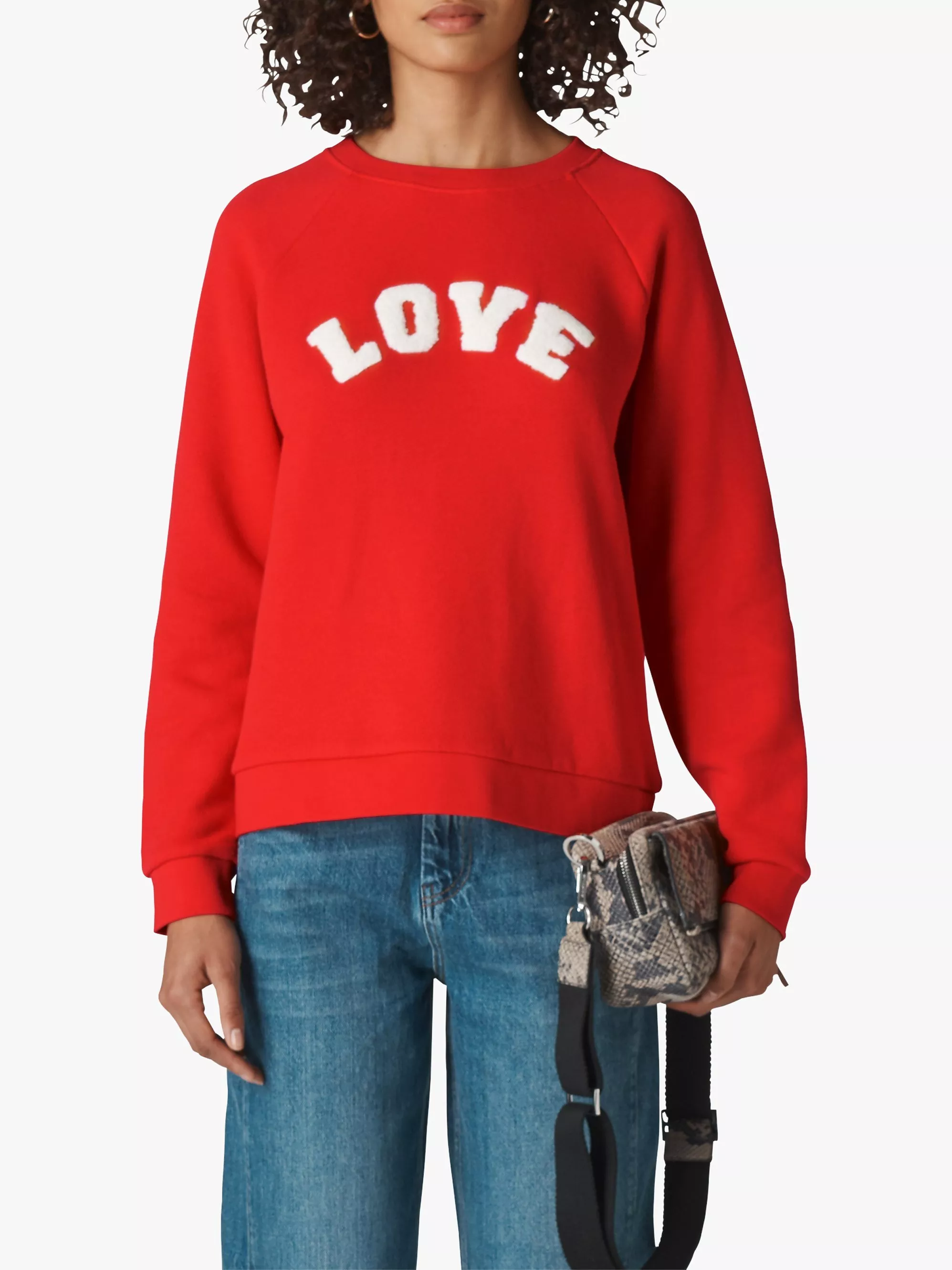 Whistles love sweatshirt sale