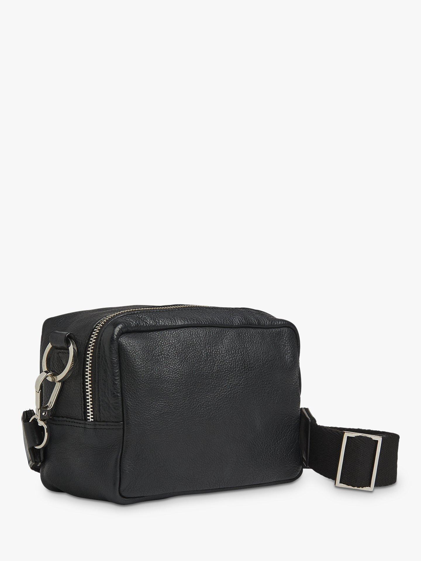 Whistles Bibi Leather Cross Body Bag Black One Size