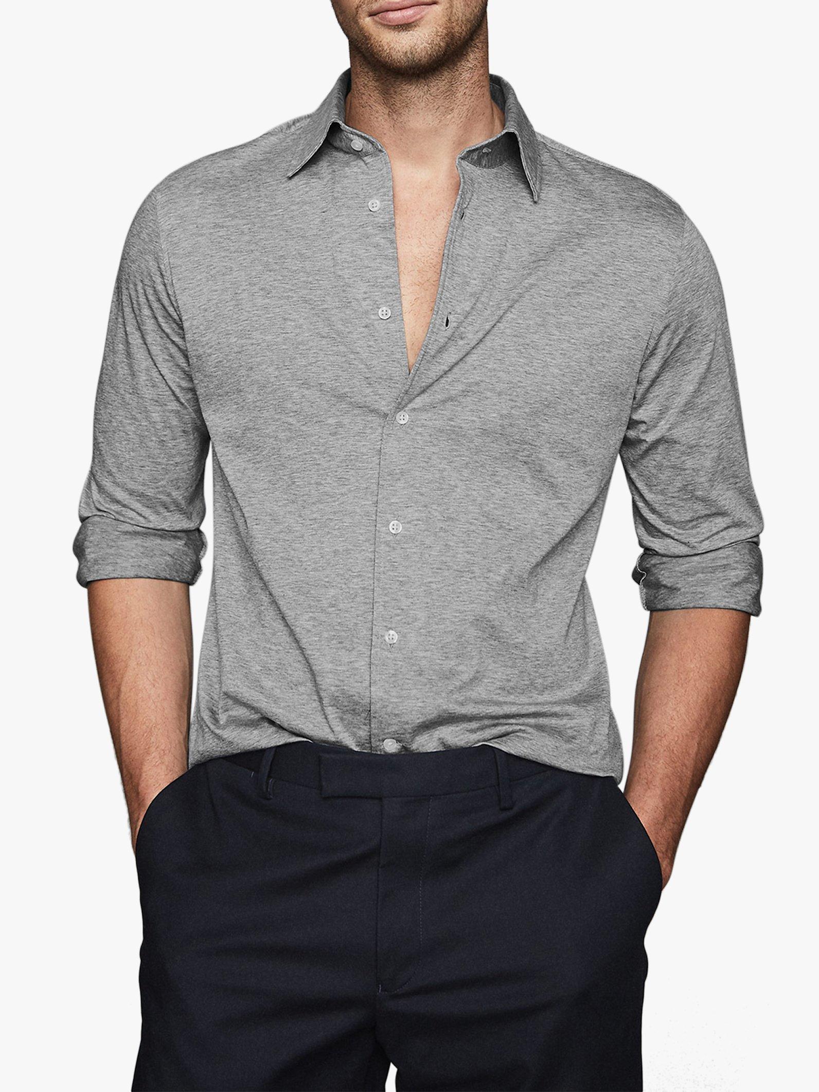 Reiss Florence Mercerised Cotton Shirt