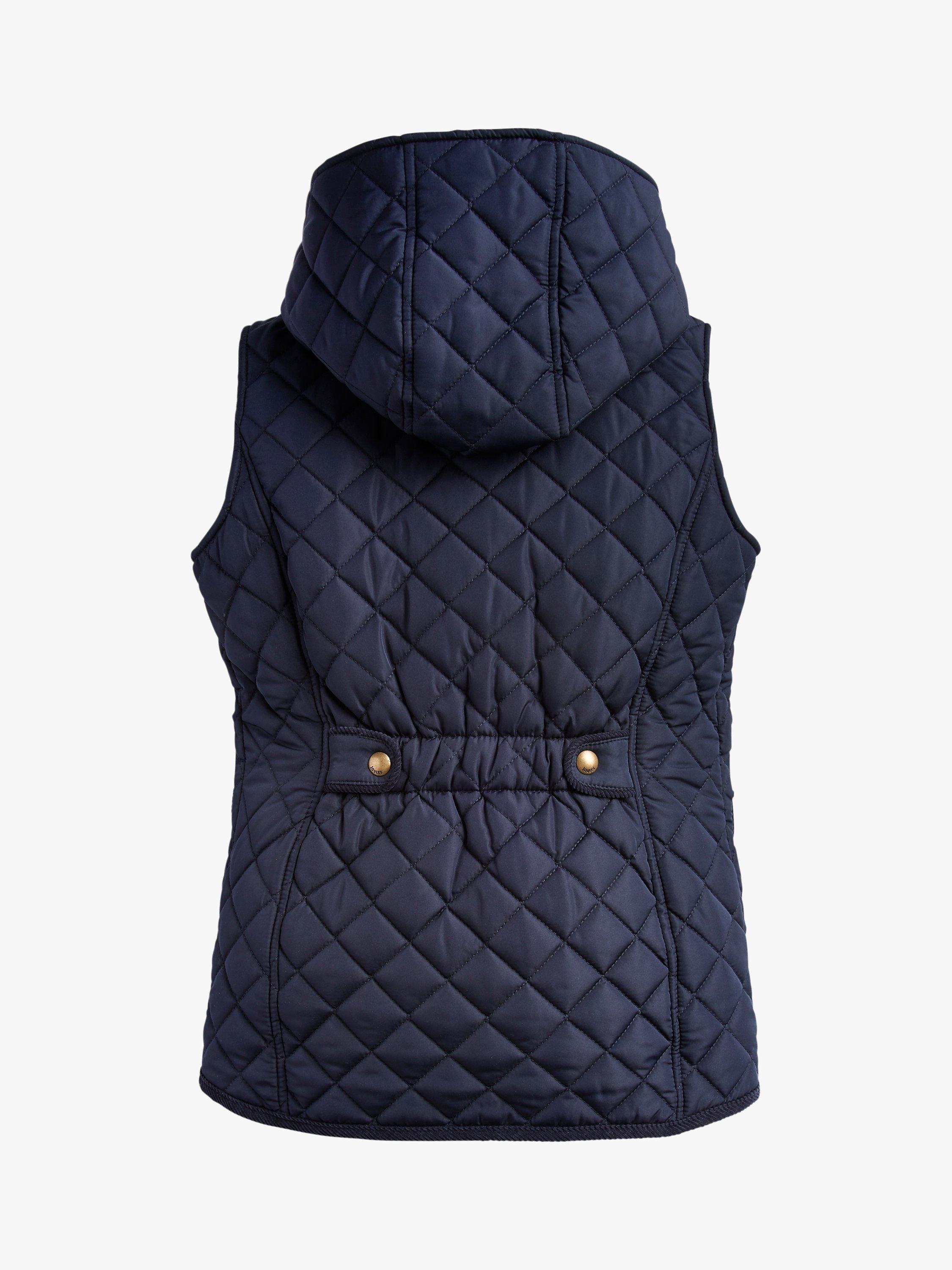 Little Joule Girls Ellen Quilted Gilet Navy