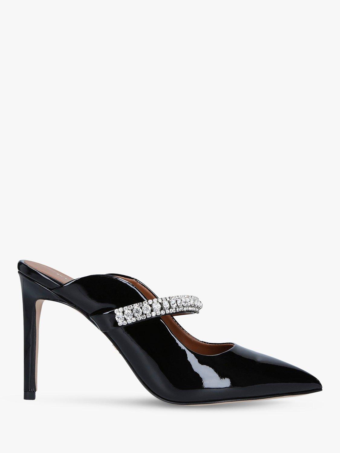 Kurt Geiger London Duke Embellished Court Shoes, Black
