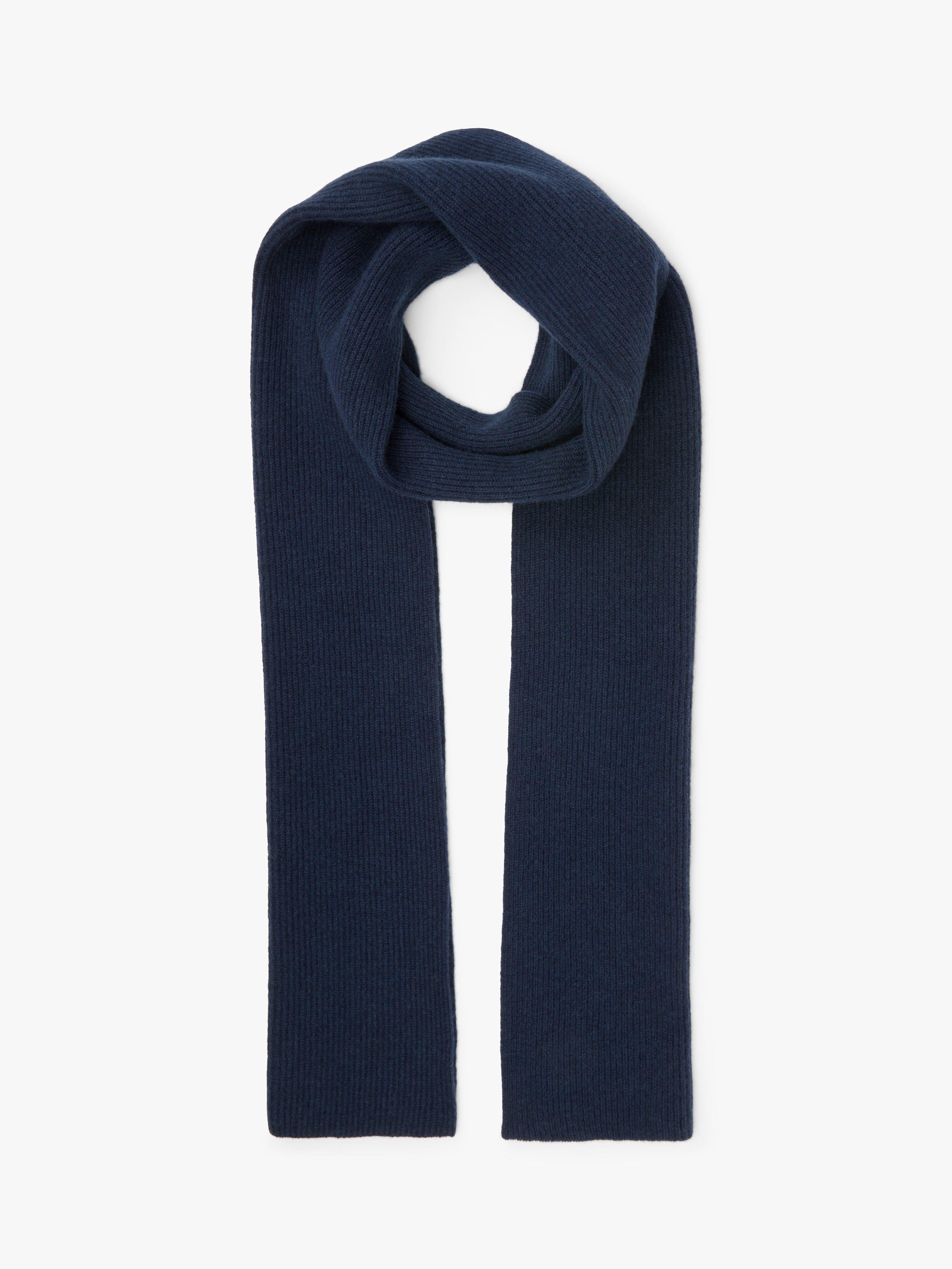 John Lewis & Partners Ribbed Cashmere Scarf