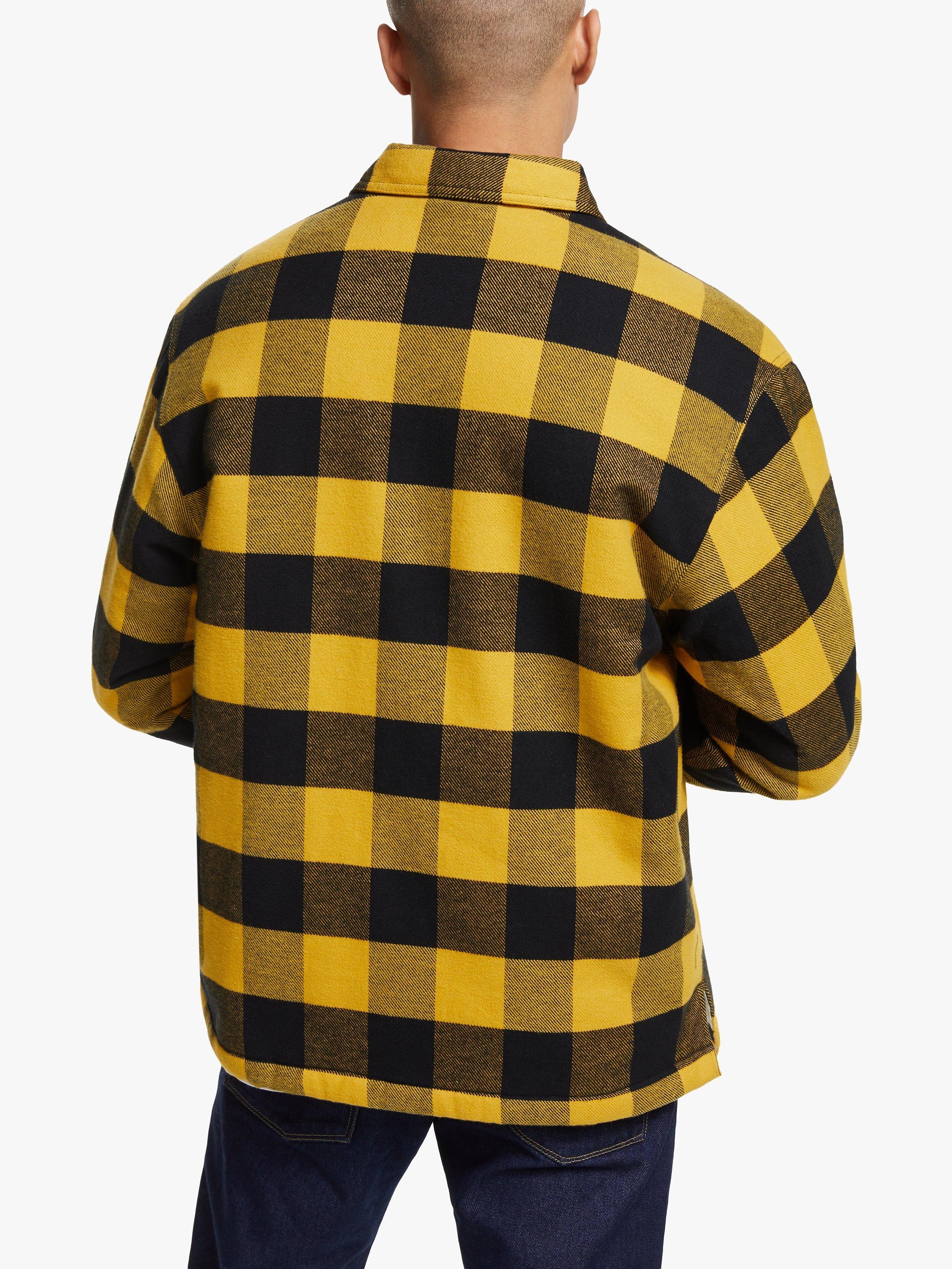 Carhartt WIP Merton Check Shirt Jacket Colza Yellow