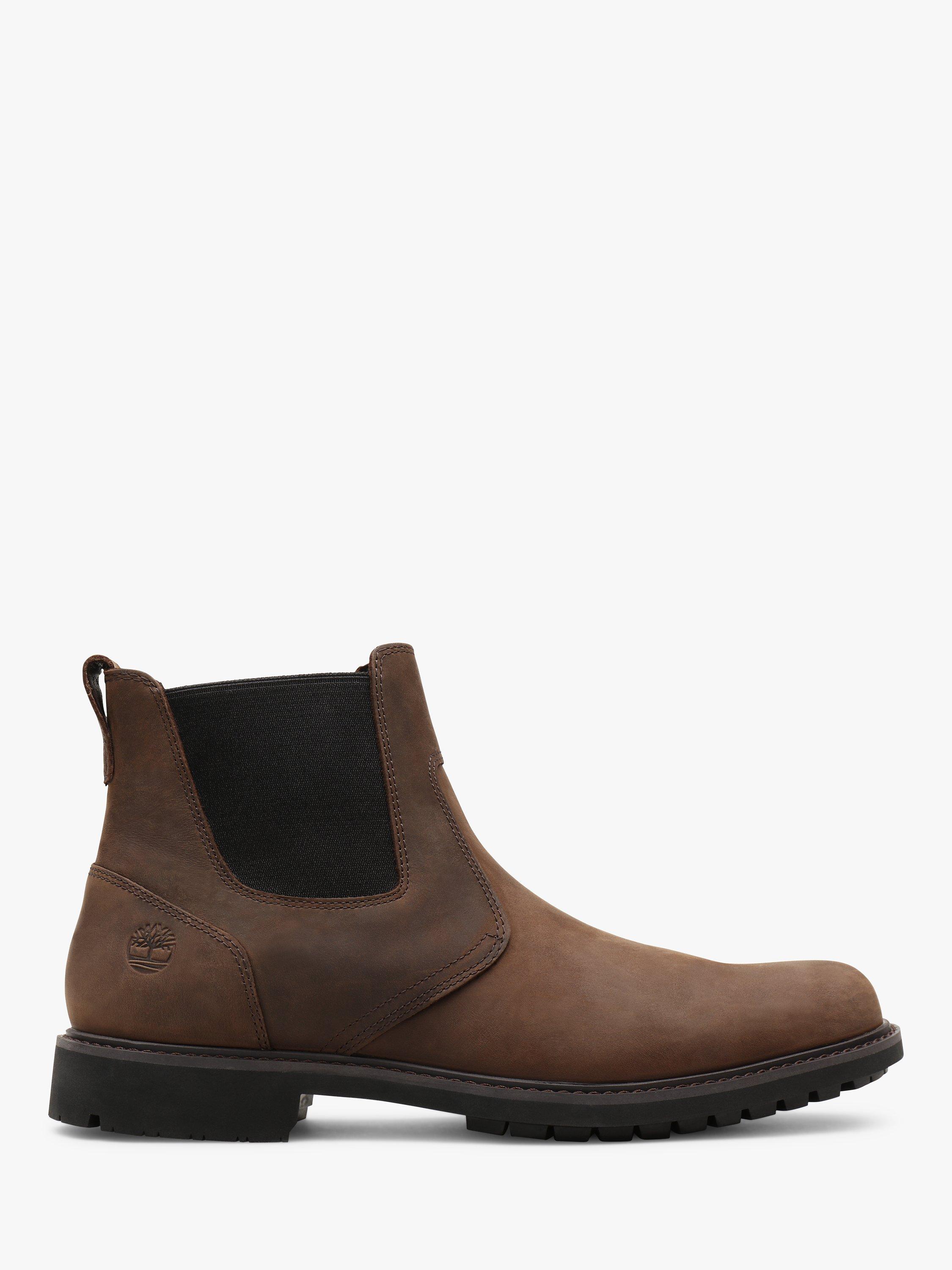 Timberland Stormbucks Waterproof Leather Chelsea Boots Brown