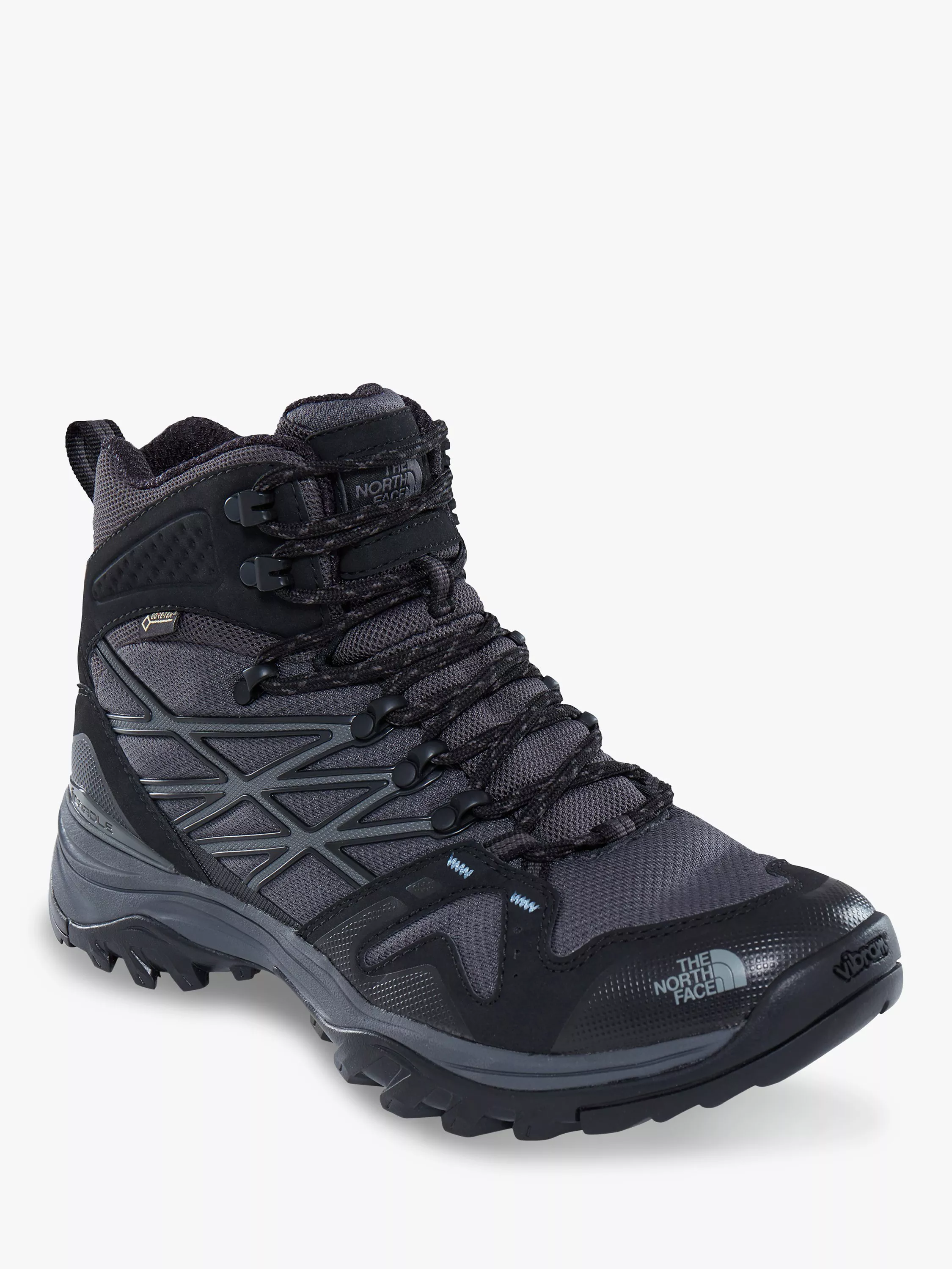 The North Face Hedgehog Fastpack Mid Men s Waterproof Gore Tex Hiking Boots TNF Black Dark Shadow Grey