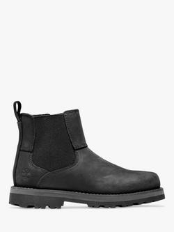 Timberland Kids' Courma Leather Chelsea Boots, Black