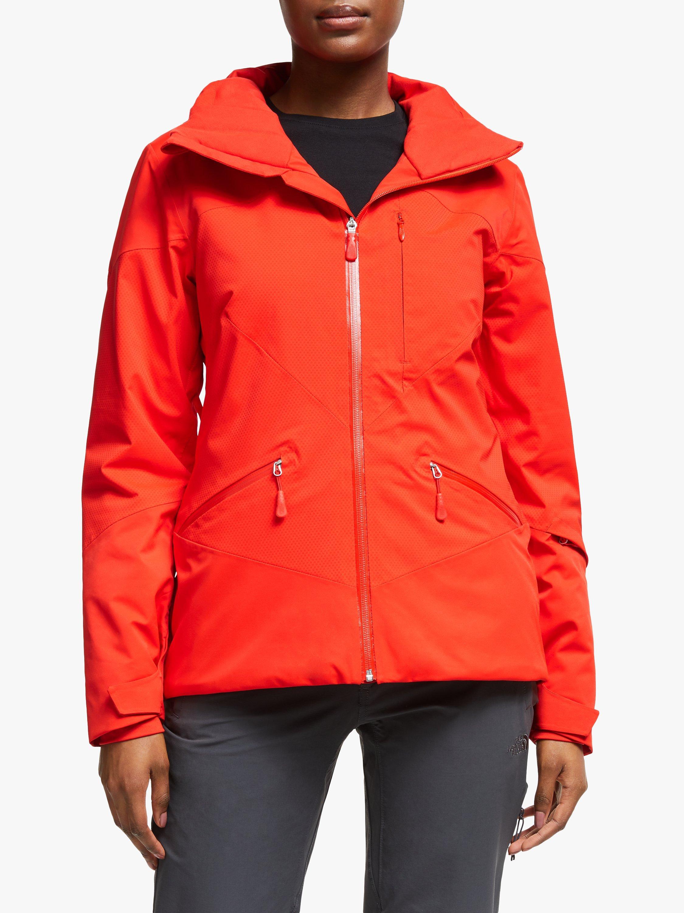 The North Face Lenado Women s Waterproof Ski Jacket Fiery Red